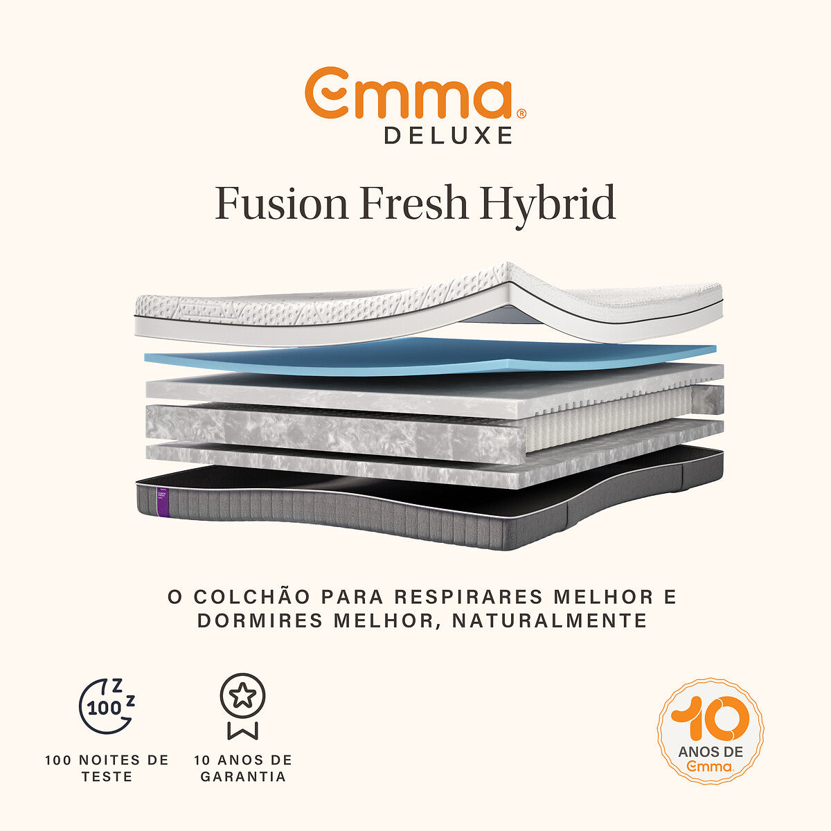 Emma Fusion Fresh Hybrid