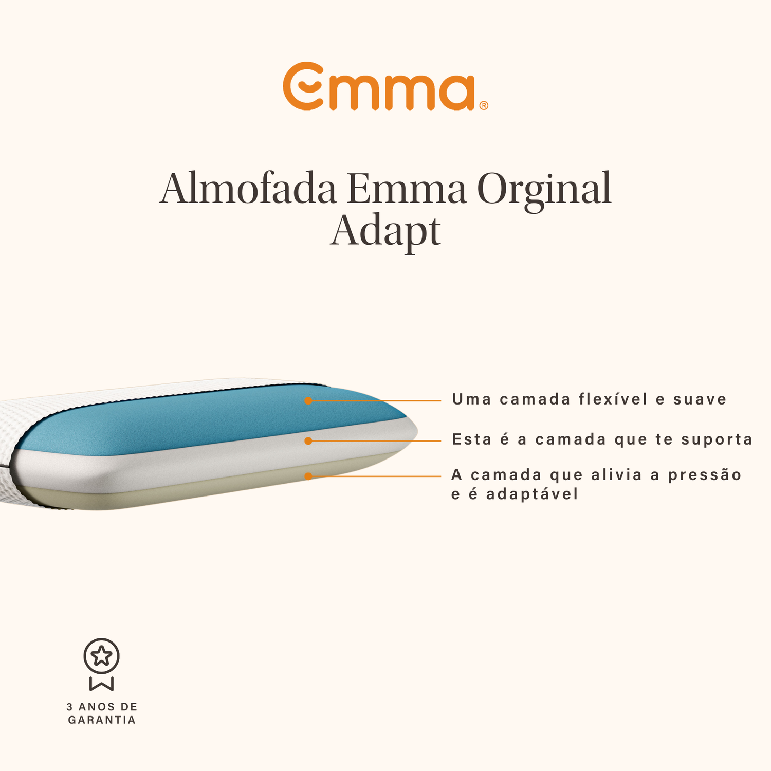 Almofada Emma Original Adapt