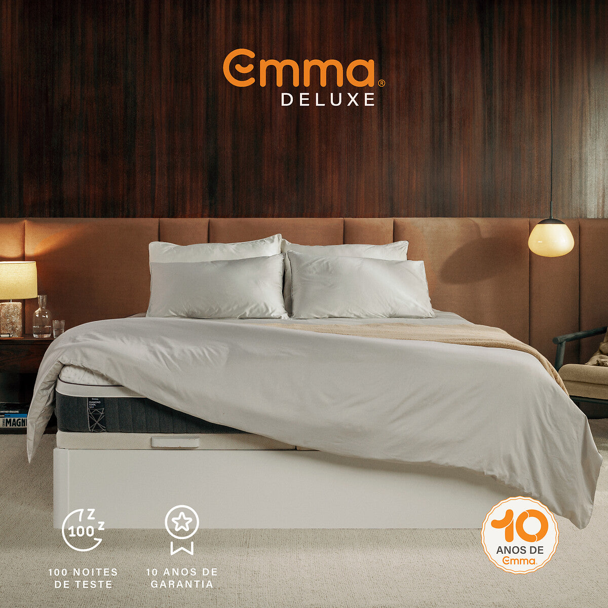 Colchão Emma Diamond Cool Hybrid