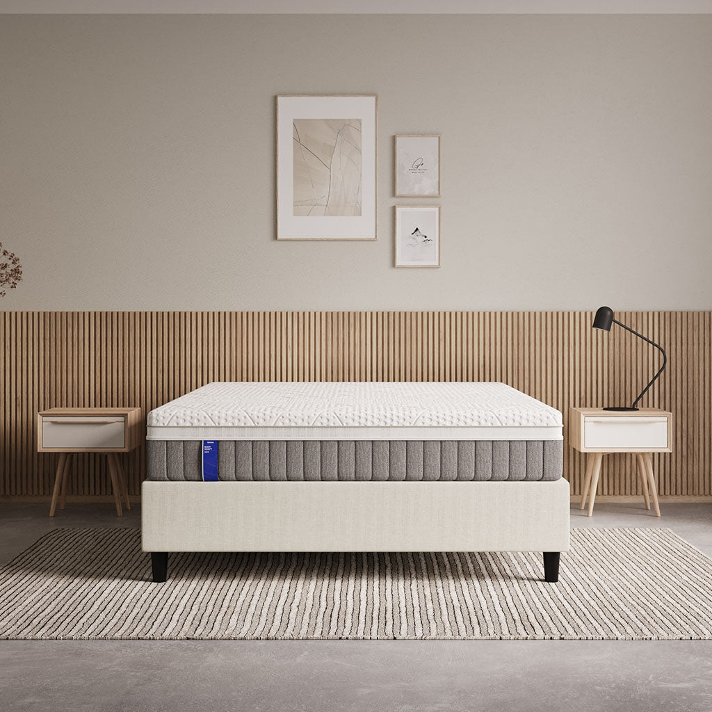 Colchão Emma Body Adapt Hybrid e Foam, que se adapta a todos.