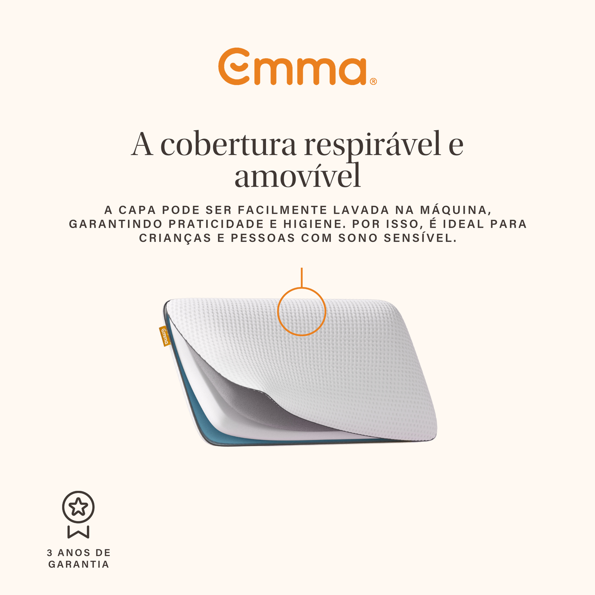 Almofada Emma Original Adapt Cooling